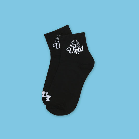 UNTD Logo Mid Cut Crew Socks