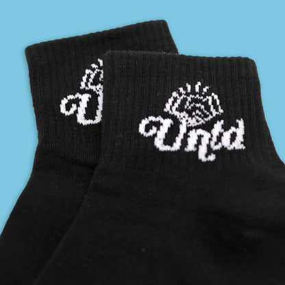 UNTD Logo Mid Cut Crew Socks